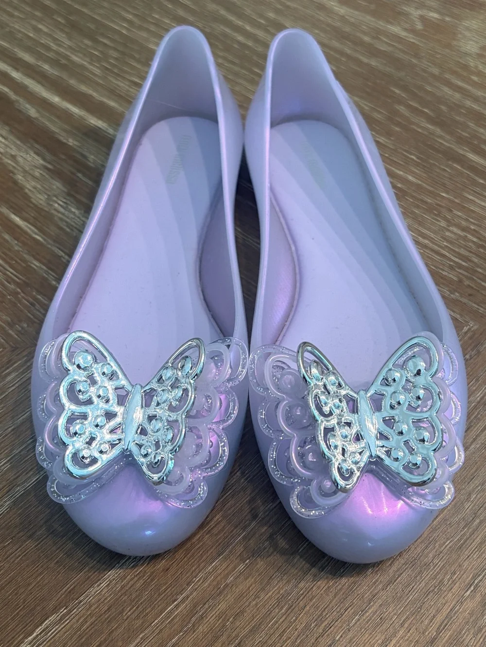 Mini Melissa Sweet Love Fly in Pearly Lilac